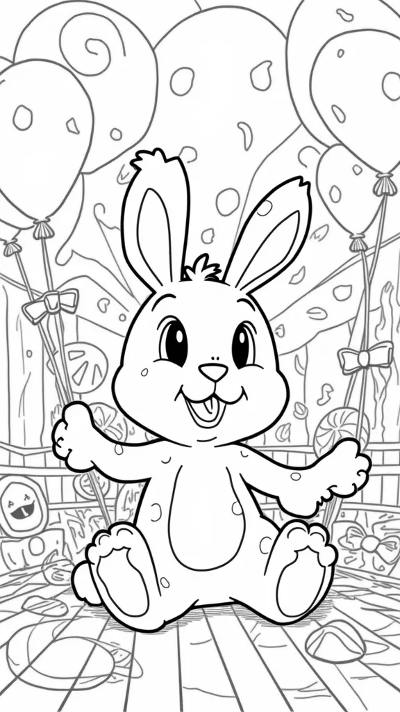 bunzo bunny coloring pages